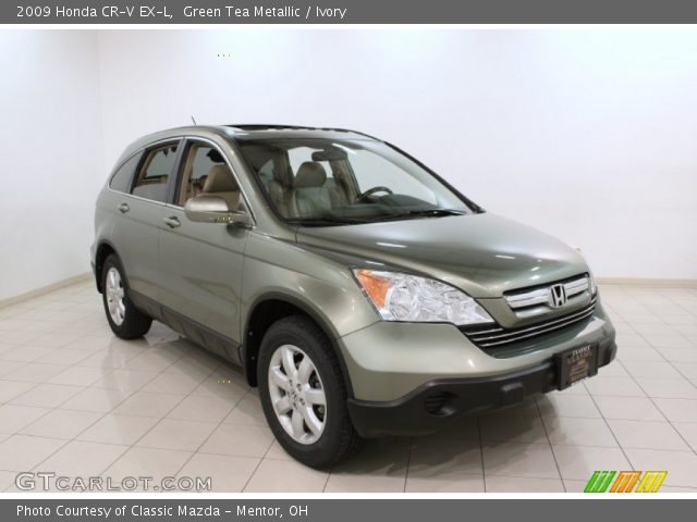 2009 Honda CR-V EX-L in Green Tea Metallic