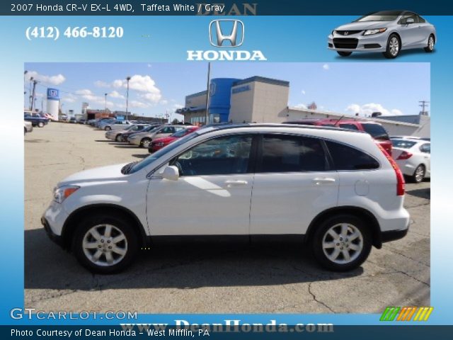 2007 Honda CR-V EX-L 4WD in Taffeta White