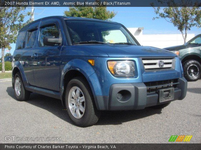 2007 Honda Element EX AWD in Atomic Blue Metallic