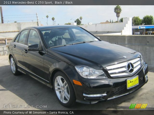 2013 Mercedes-Benz C 250 Sport in Black
