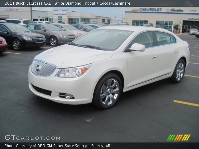 2011 Buick LaCrosse CXL in White Diamond Tricoat
