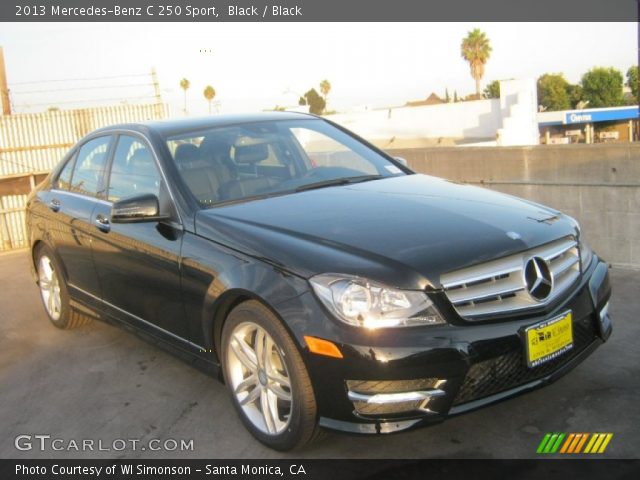 2013 Mercedes-Benz C 250 Sport in Black