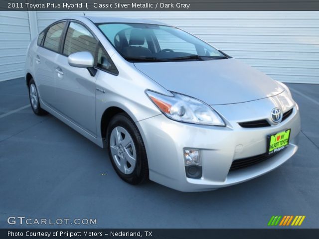 2011 Toyota Prius Hybrid II in Classic Silver Metallic