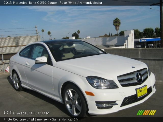 2013 Mercedes-Benz C 250 Coupe in Polar White