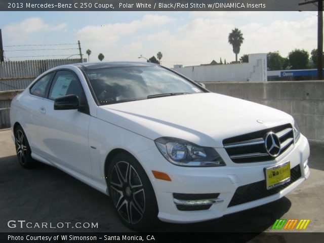 2013 Mercedes-Benz C 250 Coupe in Polar White