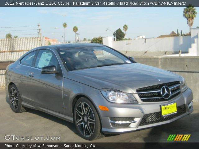 2013 Mercedes-Benz C 250 Coupe in Palladium Silver Metallic