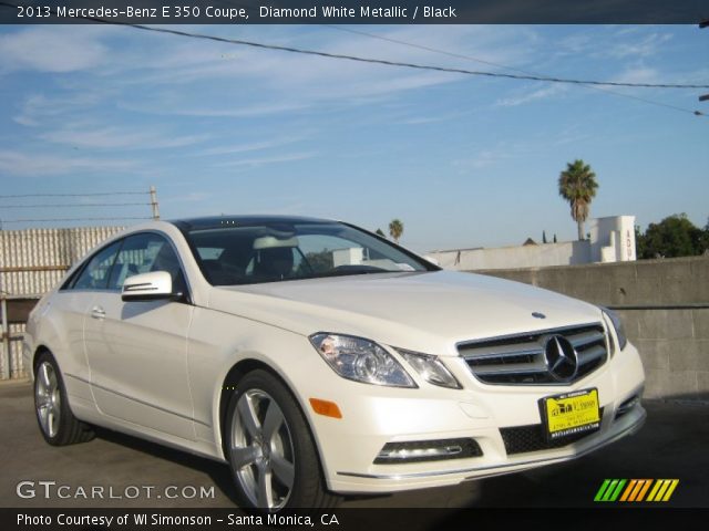 2013 Mercedes-Benz E 350 Coupe in Diamond White Metallic