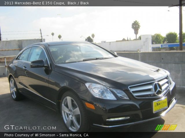 2013 Mercedes-Benz E 350 Coupe in Black