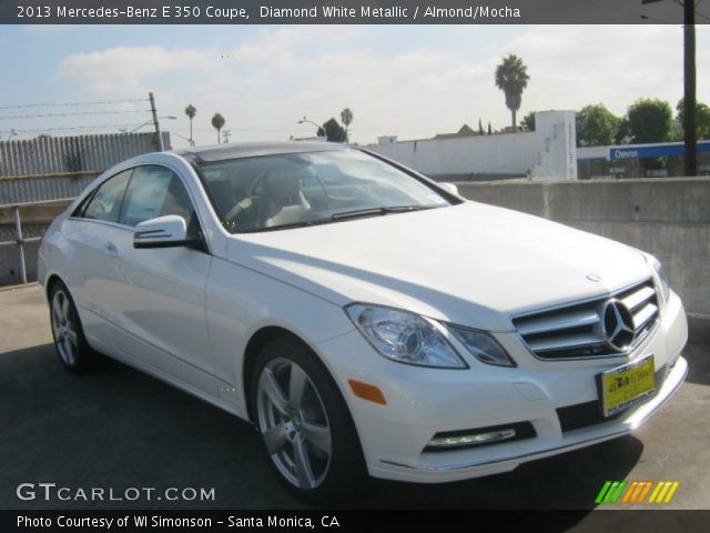 2013 Mercedes-Benz E 350 Coupe in Diamond White Metallic