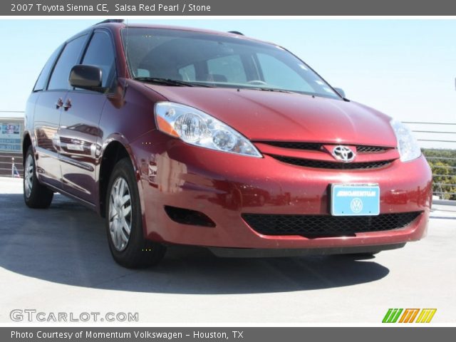 2007 Toyota Sienna CE in Salsa Red Pearl