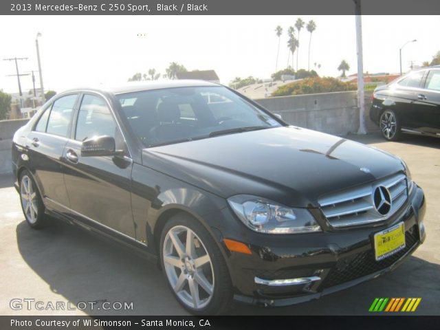 2013 Mercedes-Benz C 250 Sport in Black