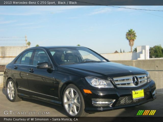 2013 Mercedes-Benz C 250 Sport in Black