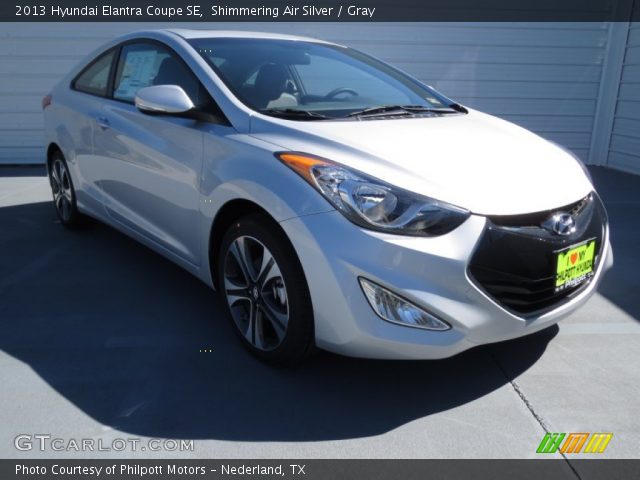 2013 Hyundai Elantra Coupe SE in Shimmering Air Silver