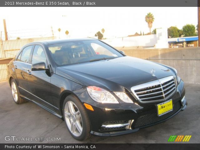 2013 Mercedes-Benz E 350 Sedan in Black