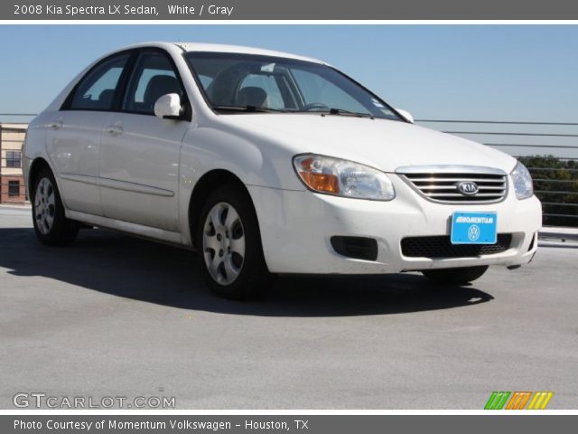 2008 Kia Spectra LX Sedan in White