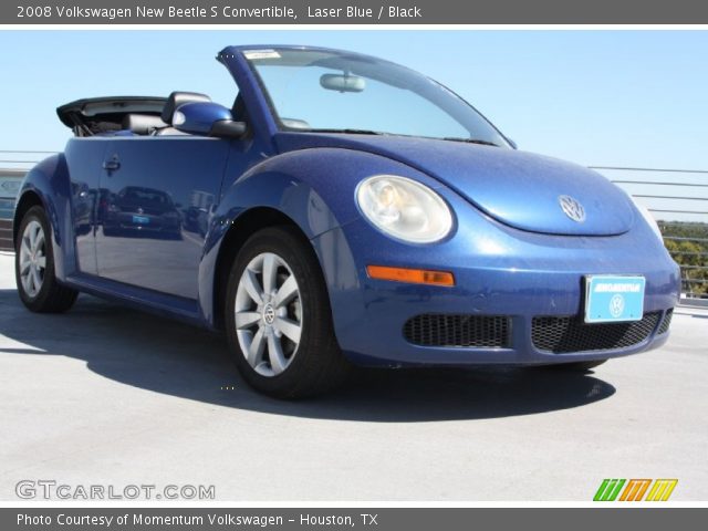2008 Volkswagen New Beetle S Convertible in Laser Blue