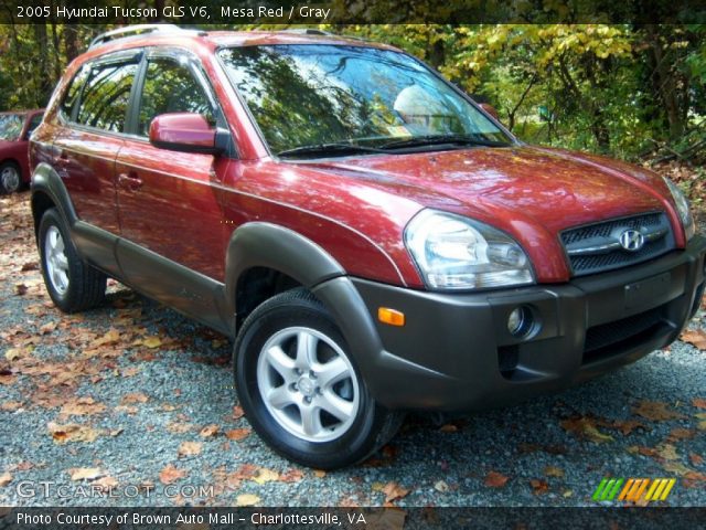 2005 Hyundai Tucson GLS V6 in Mesa Red