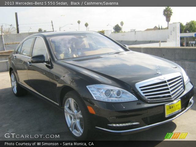 2013 Mercedes-Benz S 550 Sedan in Black
