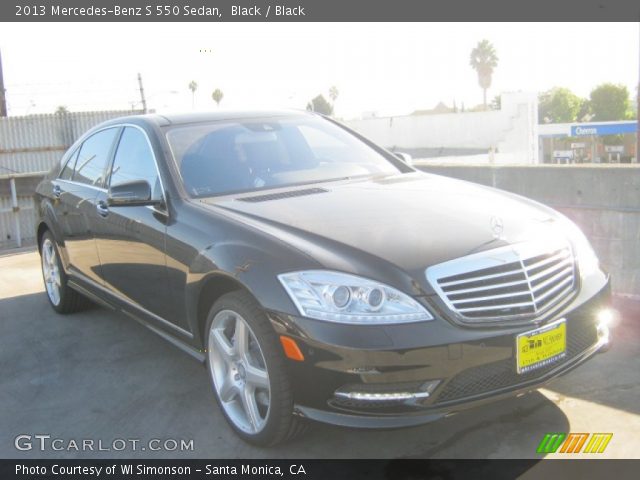 2013 Mercedes-Benz S 550 Sedan in Black