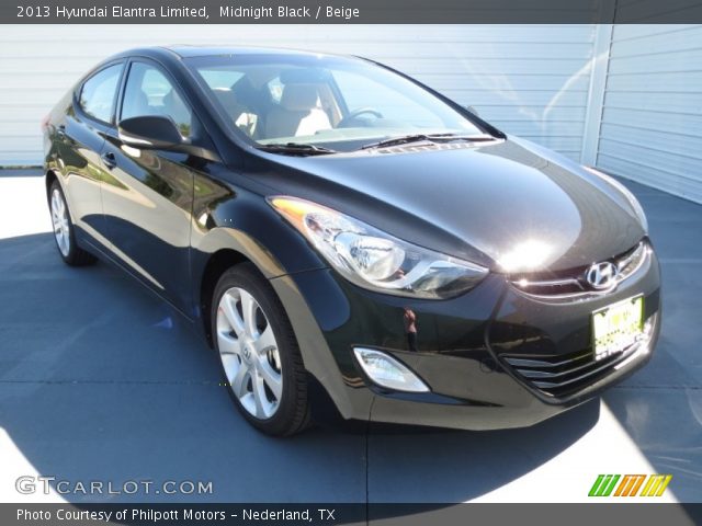 2013 Hyundai Elantra Limited in Midnight Black