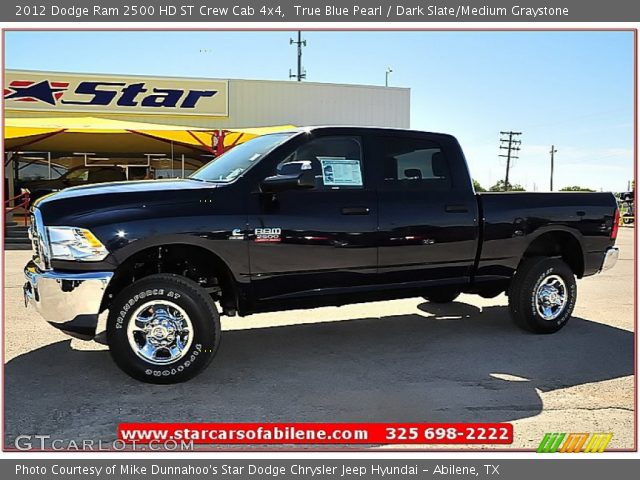 2012 Dodge Ram 2500 HD ST Crew Cab 4x4 in True Blue Pearl