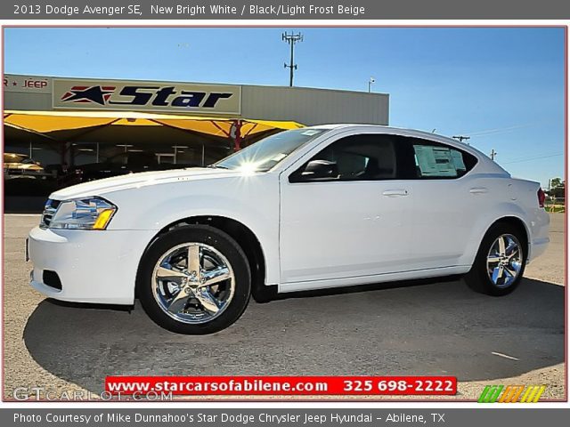 2013 Dodge Avenger SE in New Bright White