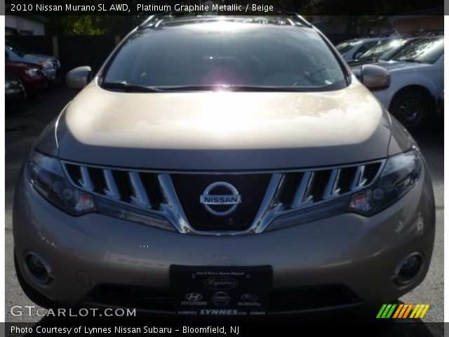 2010 Nissan Murano SL AWD in Platinum Graphite Metallic