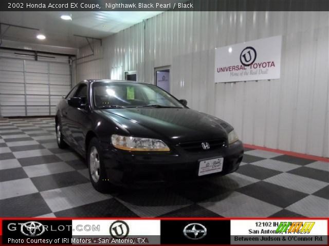 2002 Honda Accord EX Coupe in Nighthawk Black Pearl