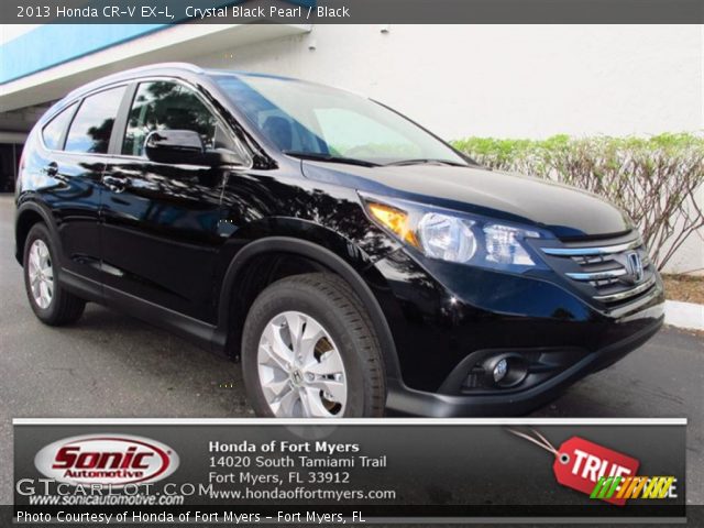 2013 Honda CR-V EX-L in Crystal Black Pearl