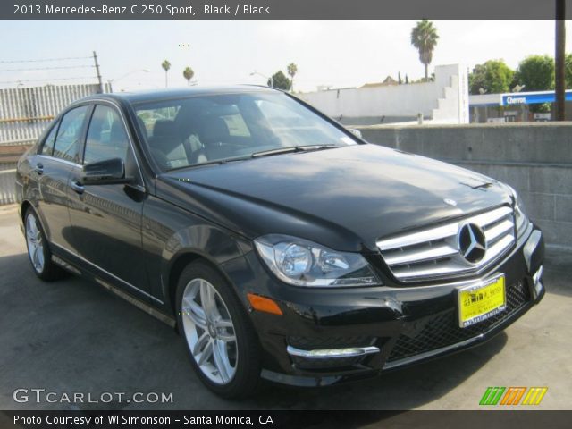 2013 Mercedes-Benz C 250 Sport in Black