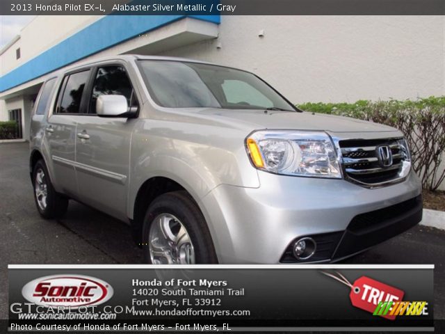 2013 Honda Pilot EX-L in Alabaster Silver Metallic