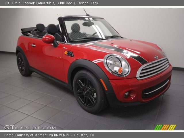 2013 Mini Cooper Convertible in Chili Red