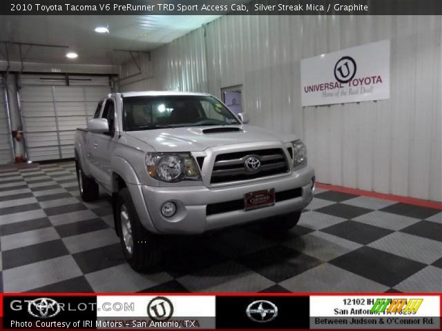 2010 Toyota Tacoma V6 PreRunner TRD Sport Access Cab in Silver Streak Mica