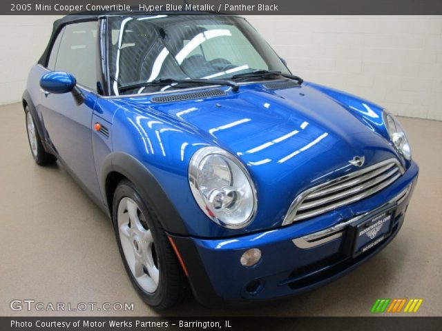 2005 Mini Cooper Convertible in Hyper Blue Metallic