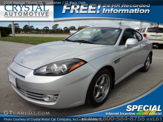2008 Hyundai Tiburon GS in Quicksilver