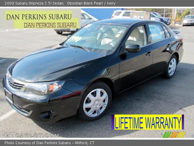 2009 Subaru Impreza 2.5i Sedan in Obsidian Black Pearl