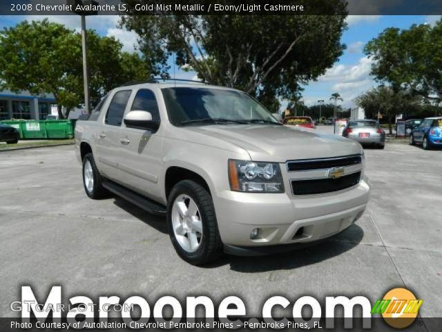 2008 Chevrolet Avalanche LS in Gold Mist Metallic