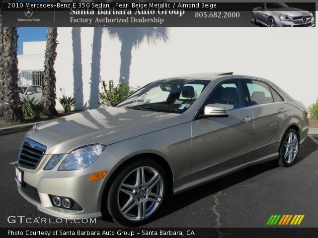 2010 Mercedes-Benz E 350 Sedan in Pearl Beige Metallic