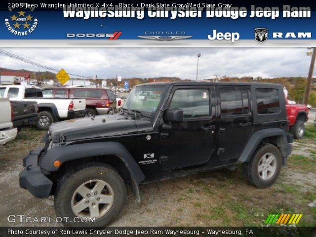 2008 Jeep Wrangler Unlimited X 4x4 in Black