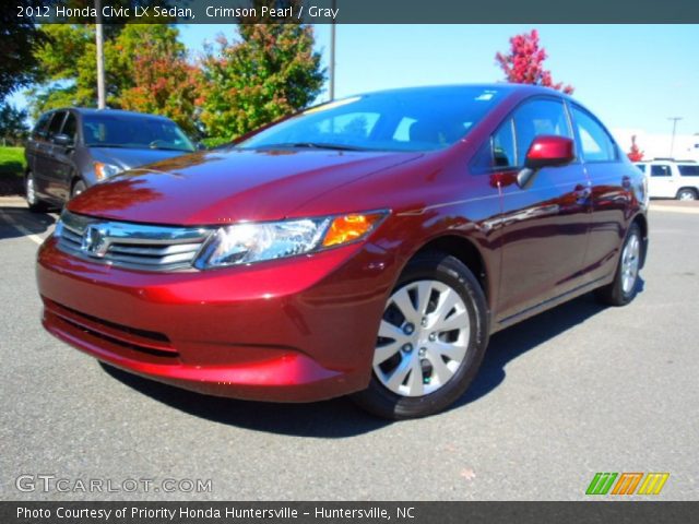 2012 Honda Civic LX Sedan in Crimson Pearl