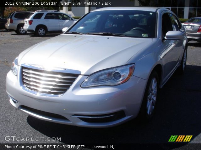 2012 Chrysler 200 LX Sedan in Bright Silver Metallic