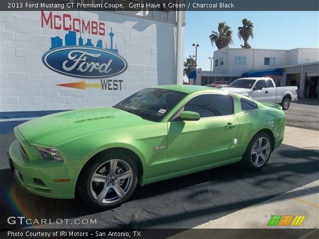 2013 Ford Mustang GT Premium Coupe in Gotta Have It Green