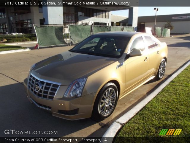 2013 Cadillac CTS 3.0 Sedan in Summer Gold Metallic