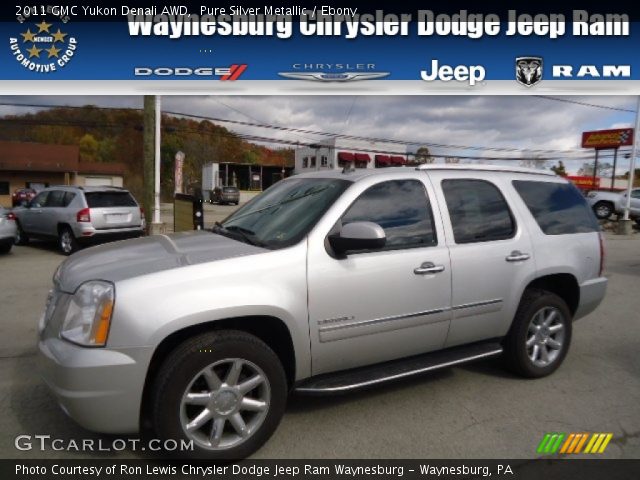 2011 GMC Yukon Denali AWD in Pure Silver Metallic