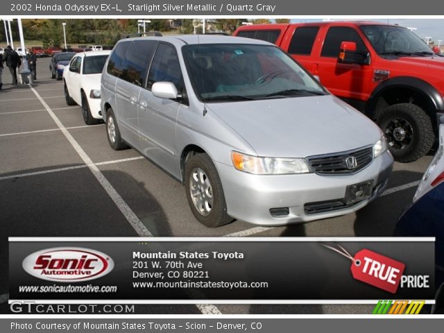 2002 Honda Odyssey EX-L in Starlight Silver Metallic