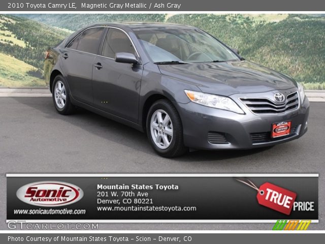 2010 Toyota Camry LE in Magnetic Gray Metallic
