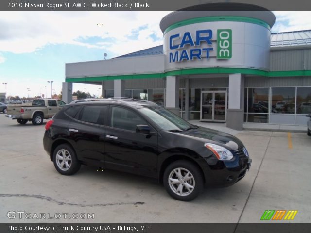 2010 Nissan Rogue SL AWD in Wicked Black
