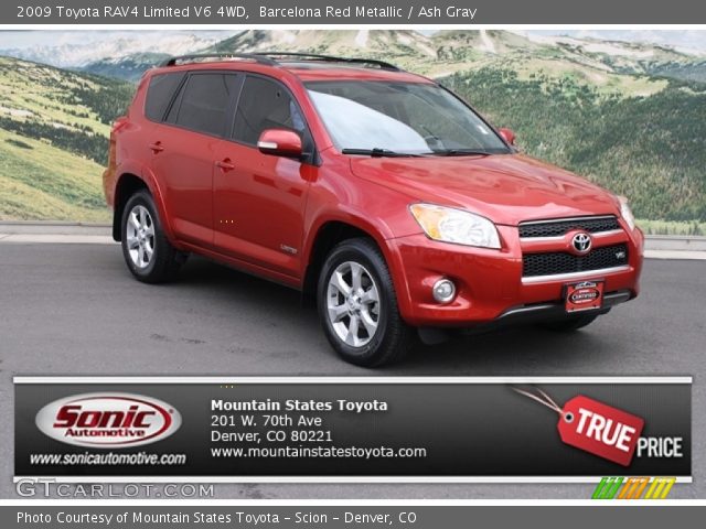 2009 Toyota RAV4 Limited V6 4WD in Barcelona Red Metallic