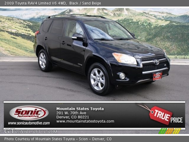 2009 Toyota RAV4 Limited V6 4WD in Black