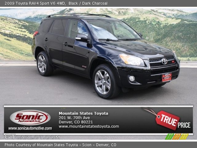 2009 Toyota RAV4 Sport V6 4WD in Black
